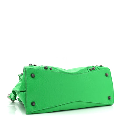 Balenciaga Agneau Arena Small Neo Cagole City Handbag Vivid Green 4 of 16