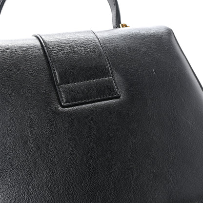 Tom Ford Shiny Goatskin Medium 001 Top Handle Bag Black 12 of 13