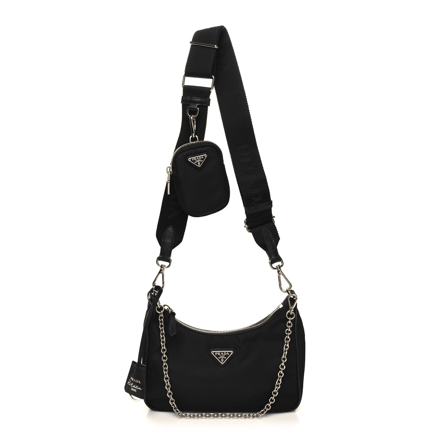 Prada Nylon Re-Edition 2005 Shoulder Bag Black 1 of 9