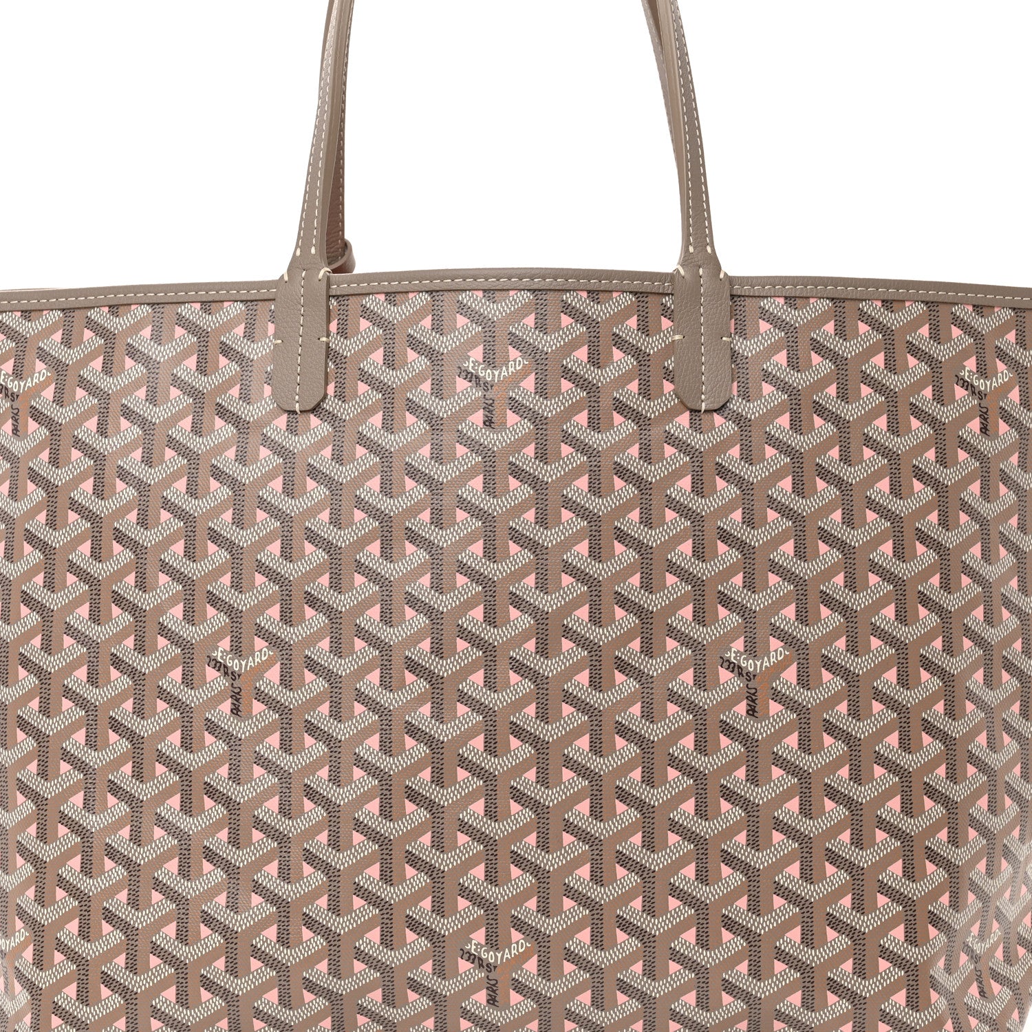 Goyard Goyardine Saint Louis Claire Voie PM Grege Powder Pink 9 of 13
