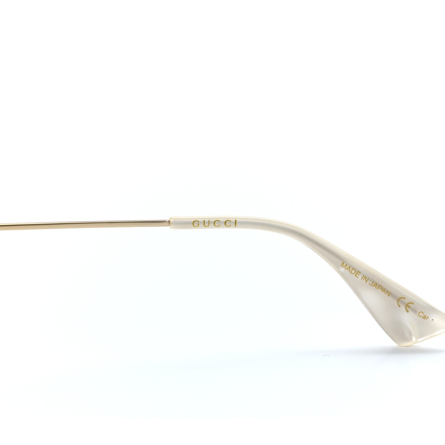 Metal Glitter Aviator Sunglasses G0227S Brown Gold