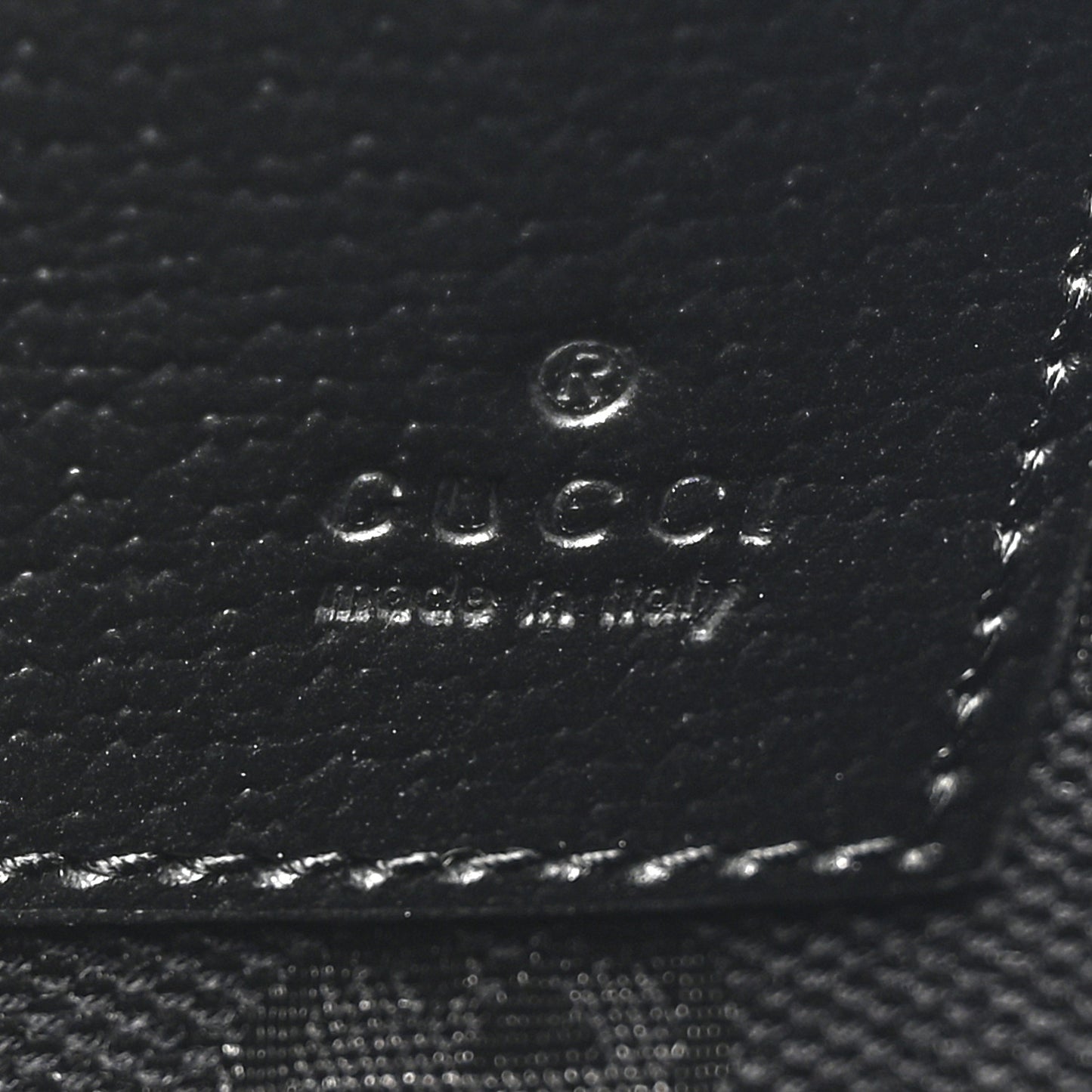 Calfskin Horsebit 1955 Wristlet Pouch Black