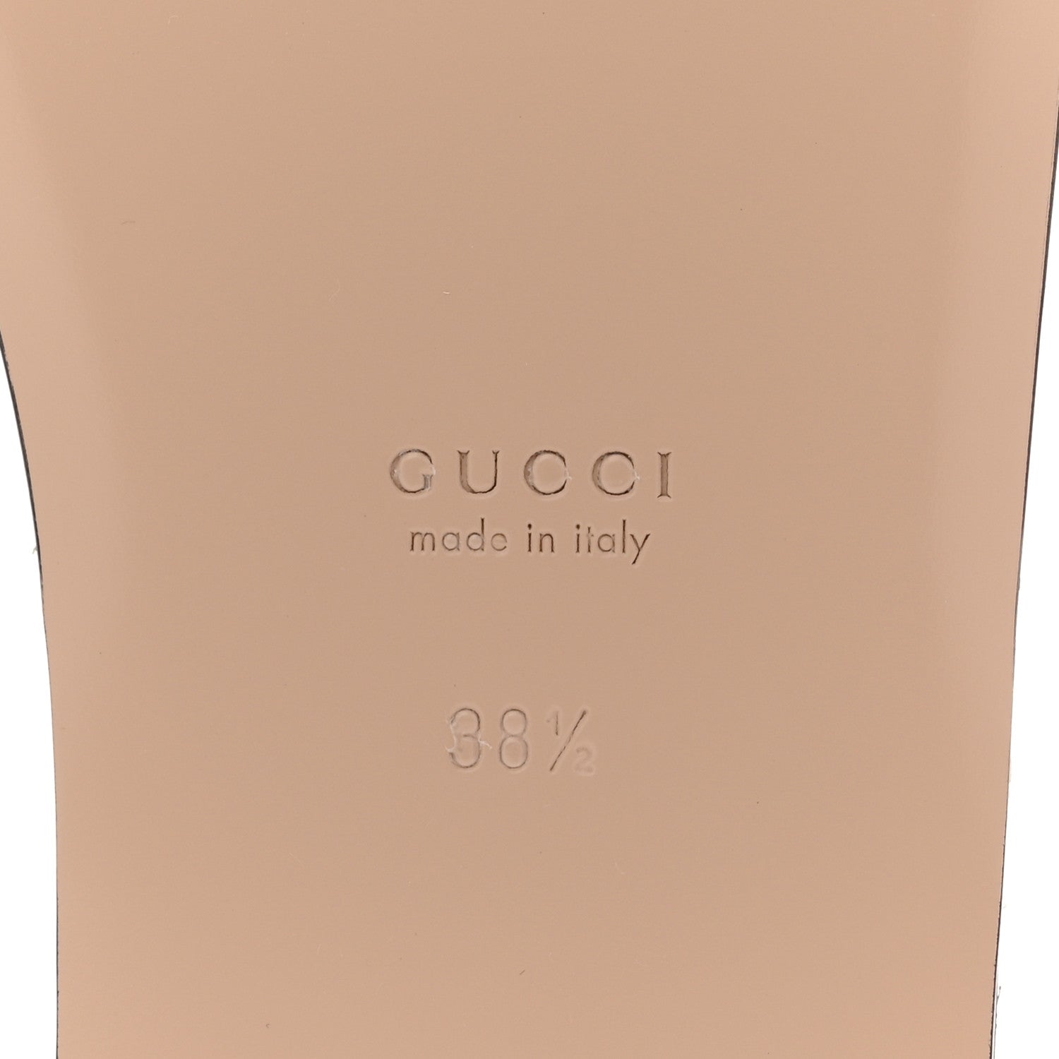 Gucci Nappa Matelasse GG Marmont Flat Slide Sandals 38.5 New Ivoire 7 of 10