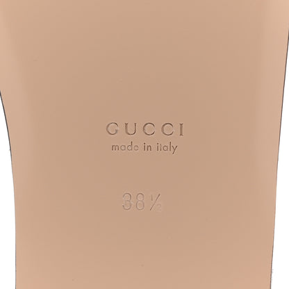 Gucci Nappa Matelasse GG Marmont Flat Slide Sandals 38.5 New Ivoire 7 of 10