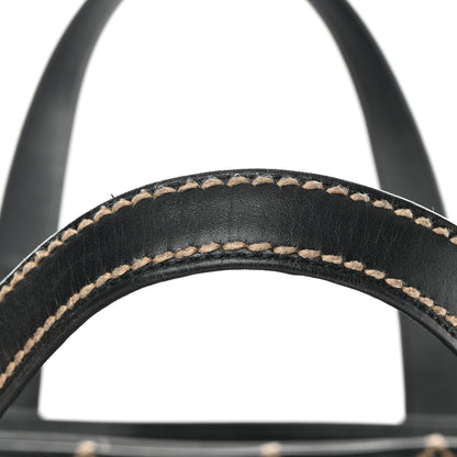Chanel Calfskin Wild Stitch Large Tote Black 16 of 17