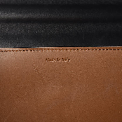 Celine Calfskin Medium Bi-Color Case Flap Camel 7 of 14