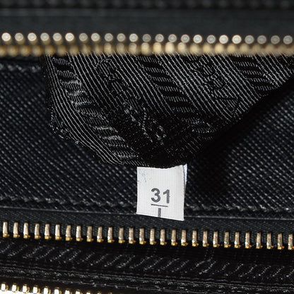 Prada Saffiano Lux Medium Double Zip Tote Nero Black 8 of 10