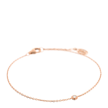 Cartier 18K Pink Gold Diamond XS D'Amour Bracelet 1 of 3