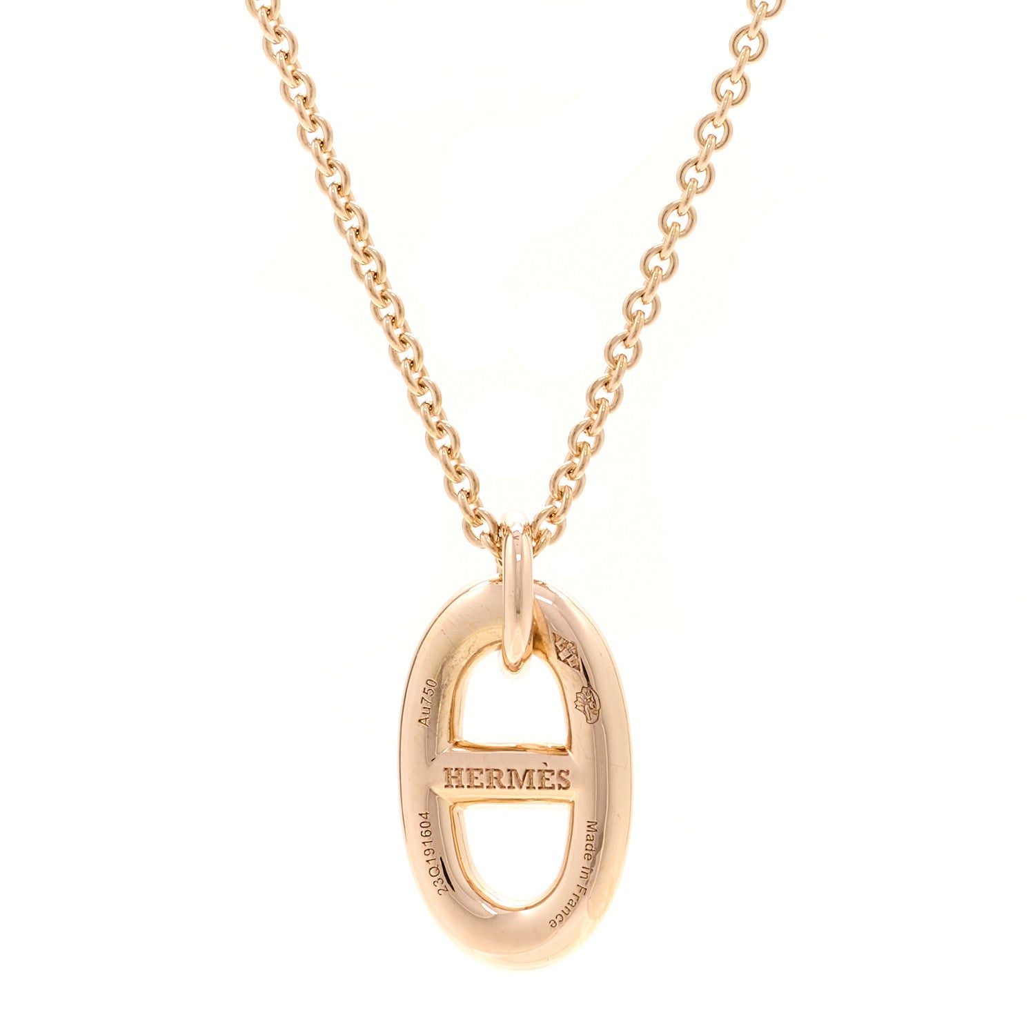 Hermes 18K Rose Gold PM Farandole Pendant Necklace 5 of 6