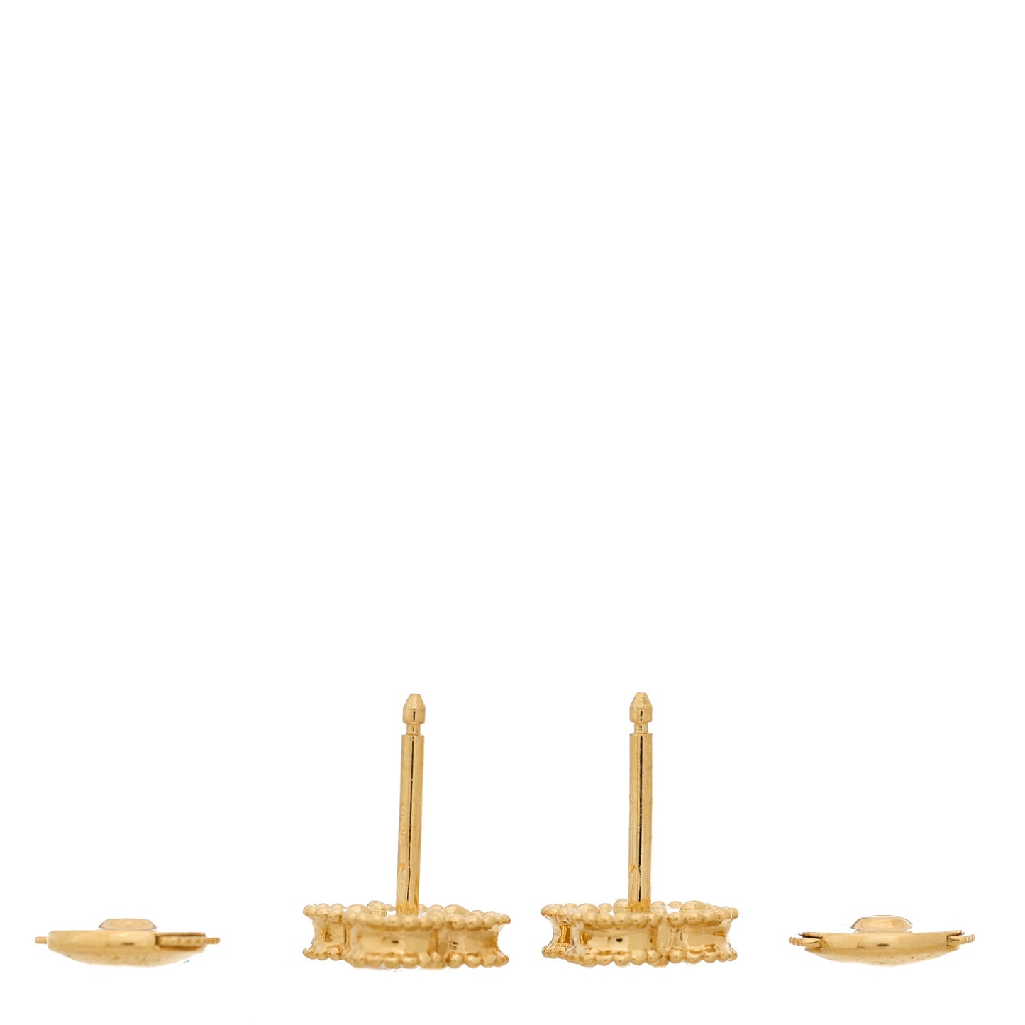18K Yellow Gold Mother of Pearl Sweet Alhambra Earrings
