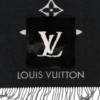 Louis Vuitton Cashmere Mink Monogram Reykjavik Scarf 3 of 4