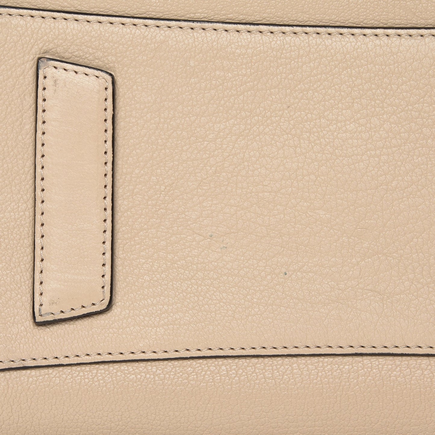 Sugar Goatskin Small Antigona Beige Buff