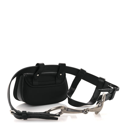 Gucci Calfskin Bamboo Mini 1947 Belt Bag 95 38  Black 2 of 10