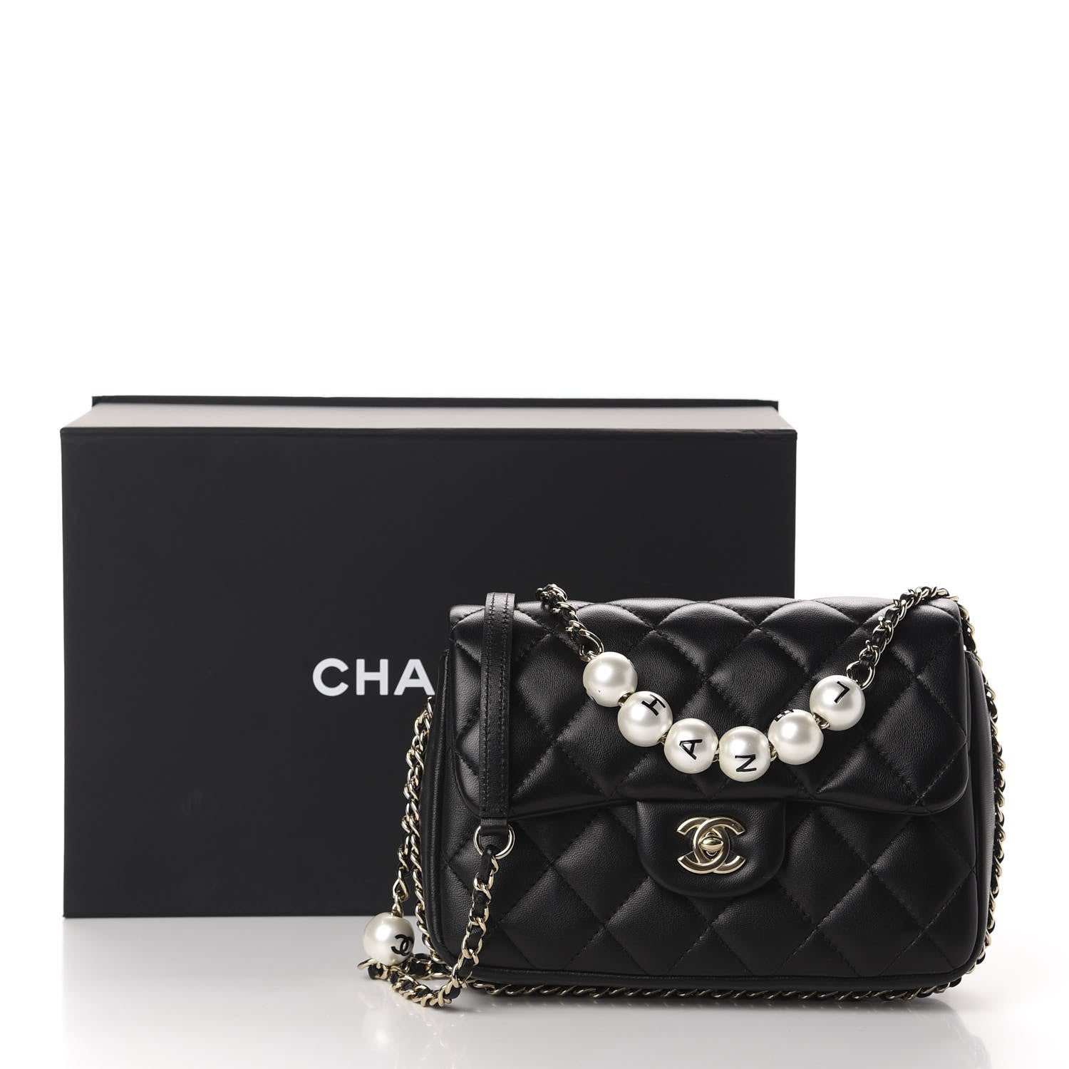 Chanel Lambskin Quilted Small My Precious Flap Black 11 of 11