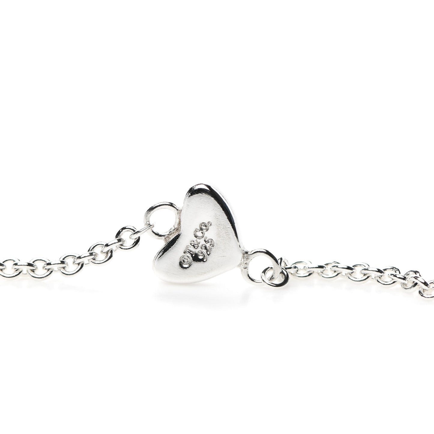 Sterling Silver Heart Lariat Necklace