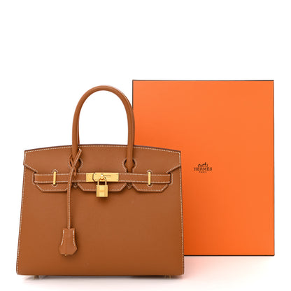 Hermes Madame Calfskin Birkin Sellier 30 Gold 11 of 11