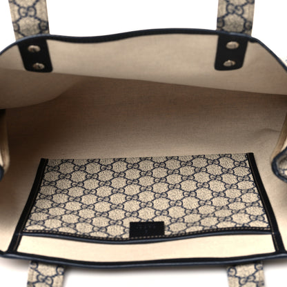 Gucci GG Plus Monogram Medium Signature Web Loop Tote Navy 5 of 9