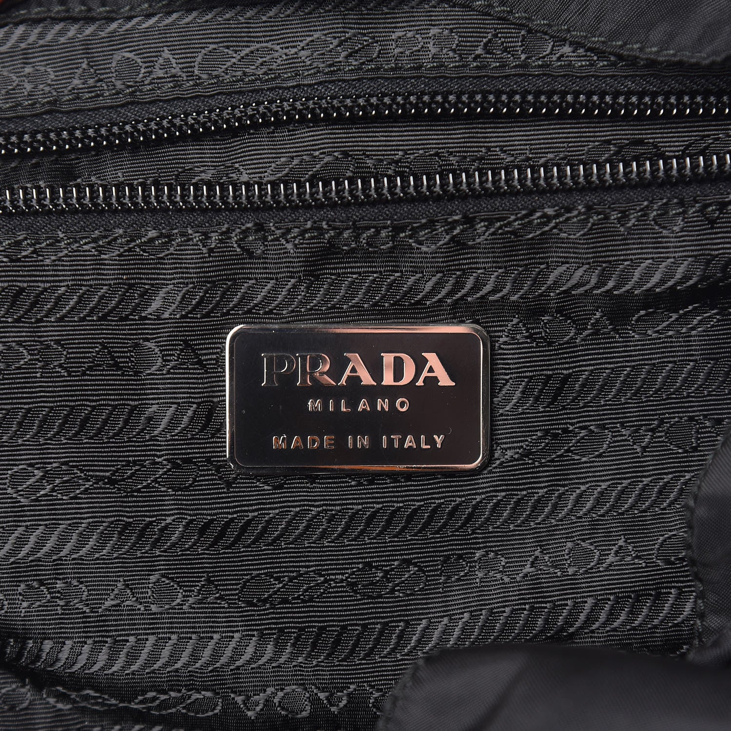 Prada Nylon Vela Medium Backpack Black 6 of 10