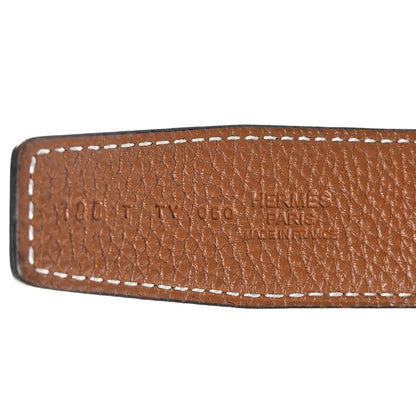 Hermes Box Togo 32mm H Belt 100 40 Black Gold 4 of 8