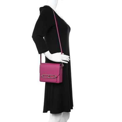 Hermes Evercolor Mini Sac Roulis Rose Pourpre 2 of 11