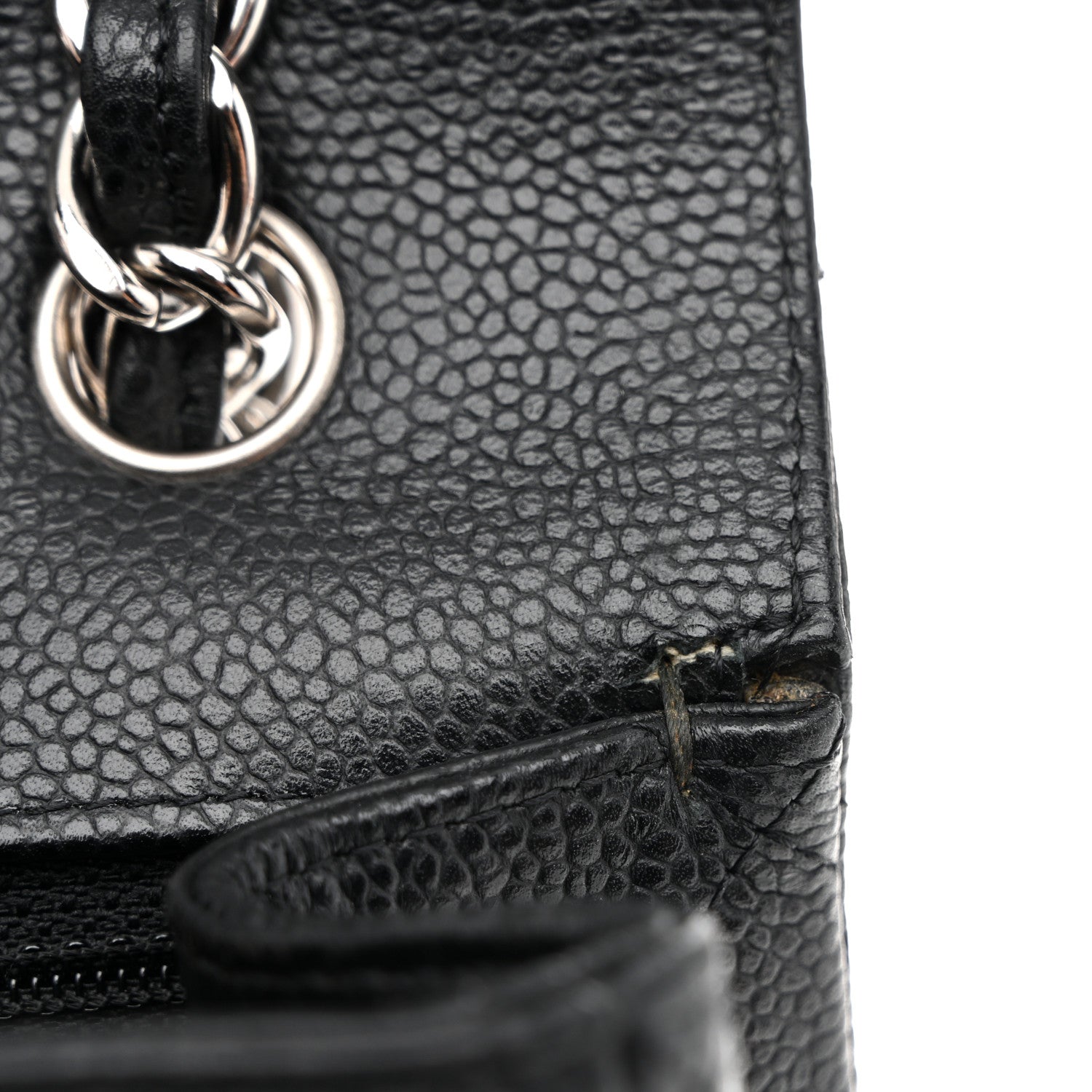 Chanel Caviar Maxi Single Flap Black 10 of 10