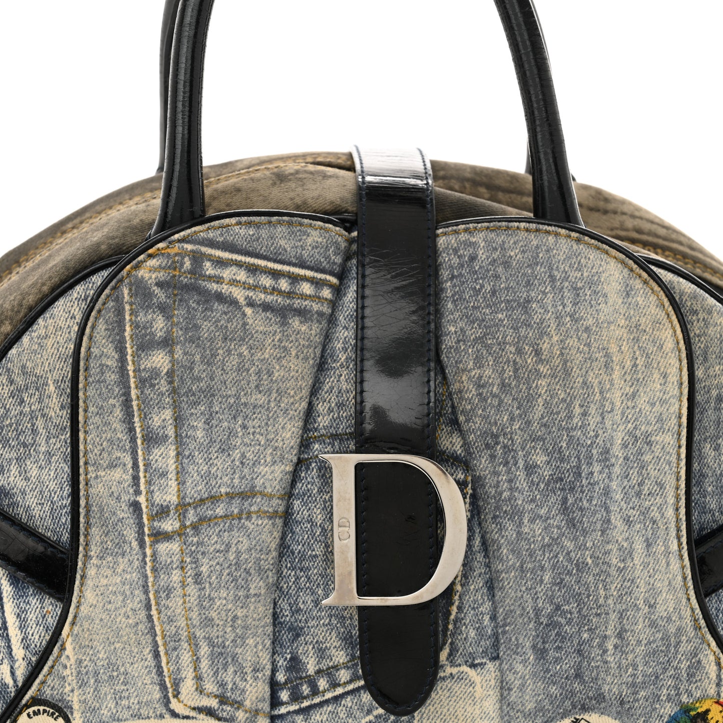 Denim Speedway Saddle Bowler Blue