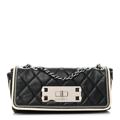 Chanel Lambskin East West Mademoiselle Flap Black 1 of 13