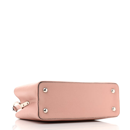 Louis Vuitton Taurillon Capucines PM Magnolia 4 of 13