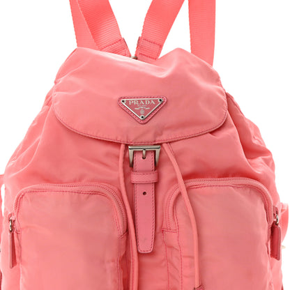 Prada Nylon Vela Medium Backpack Pink 7 of 19