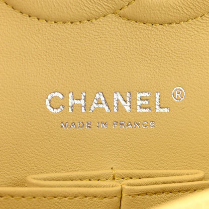 Chanel Caviar Quilted Medium Double Flap Light Yellow 5 of 12