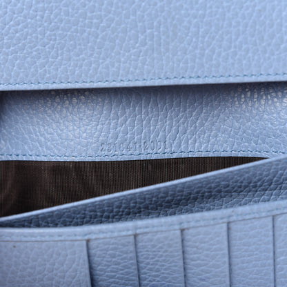 Gucci GG Plus Monogram Continental Flap Wallet Blue 9 of 11