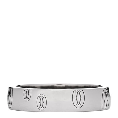 Cartier Platinum 4mm Happy Birthday Band Ring 48 4.5 1 of 4