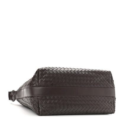 Bottega Veneta Nappa Intrecciato Shoulder Bag Ebano 3 of 9