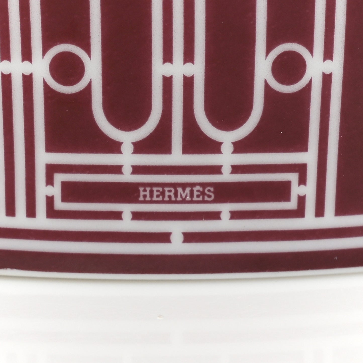 Porcelain H Deco Coffee/Tea Pot Rouge