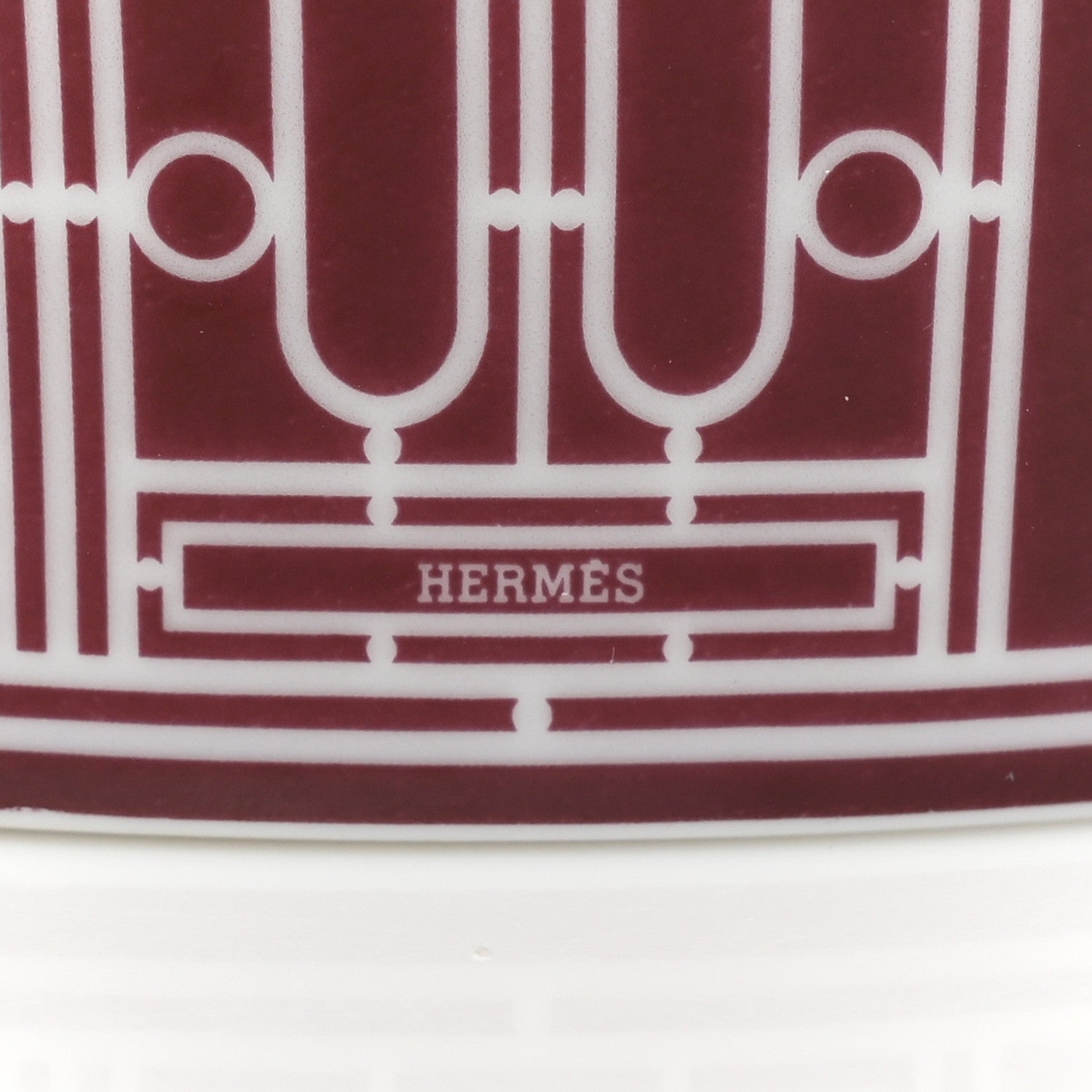 Hermes Porcelain H Deco Coffee/Tea Pot Rouge 7 of 9