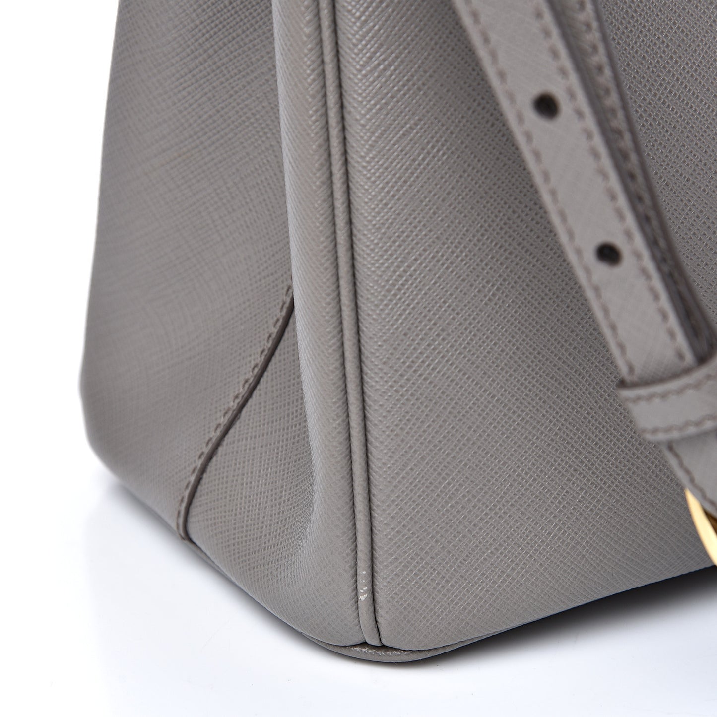 Saffiano Small Galleria Double Zip Tote Argilla