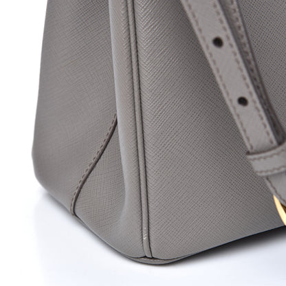 Prada Saffiano Small Galleria Double Zip Tote Argilla 9 of 10