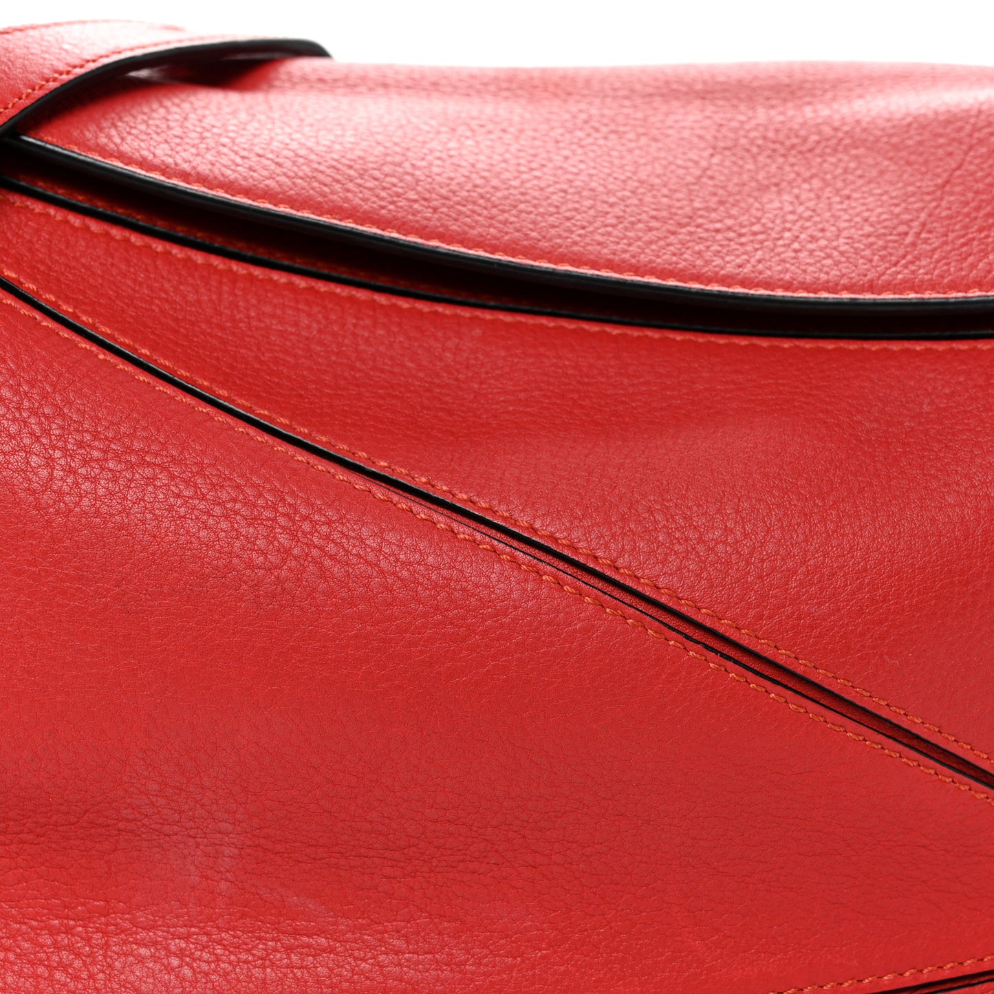 Calfskin Small Puzzle Bag Scarlet