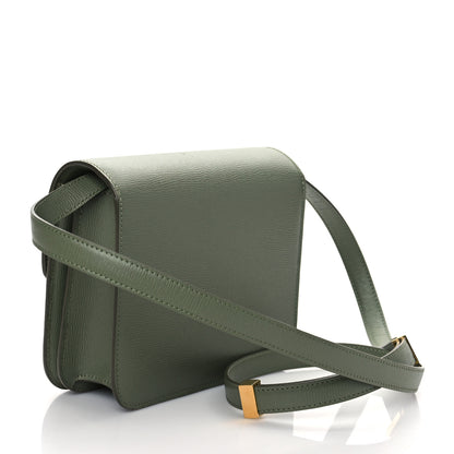 Celine Liege Calfskin Teen Classic Box Flap Bag Light Khaki 4 of 10