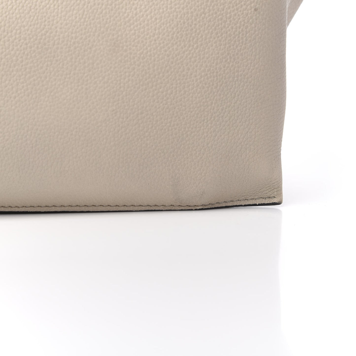 Baby Grained Calfskin Medium Tri-Fold Bag Dune