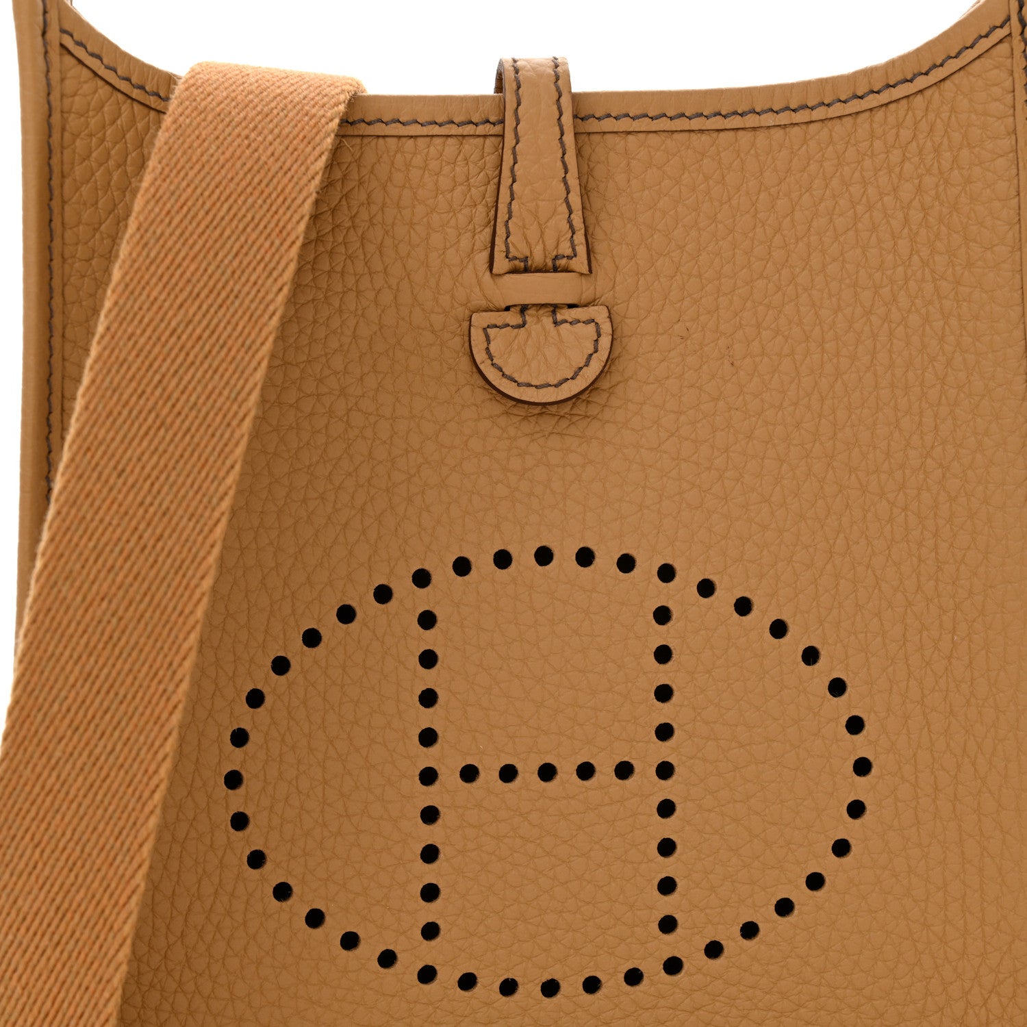 Hermes Taurillon Clemence Evelyne TPM Biscuit 8 of 11