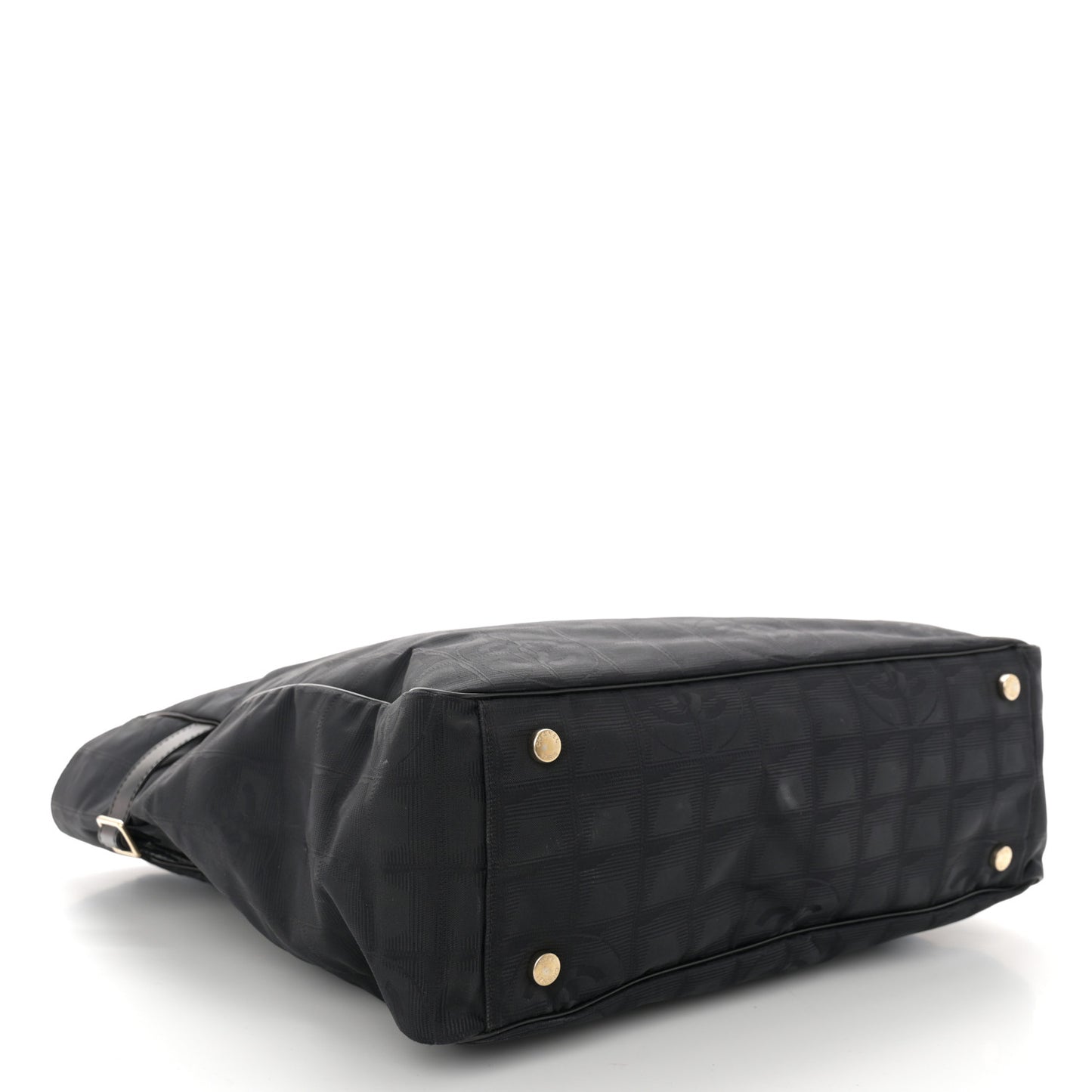 Nylon Medium Travel Tote Black