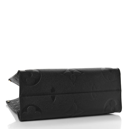 Louis Vuitton Empreinte Monogram Giant Onthego MM Black 3 of 7