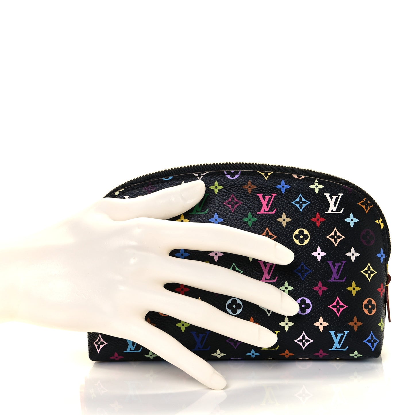 Monogram Multicolor Cosmetic Pouch Black Grenade