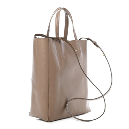 Celine Liege Calfskin Small Vertical Cabas Taupe 2 of 8