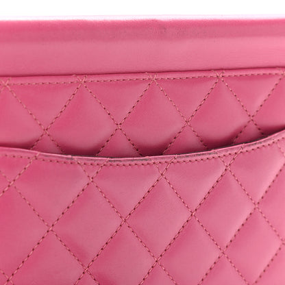 Chanel Lambskin Quilted Medium Crossing Times Flap Pink 10 of 11