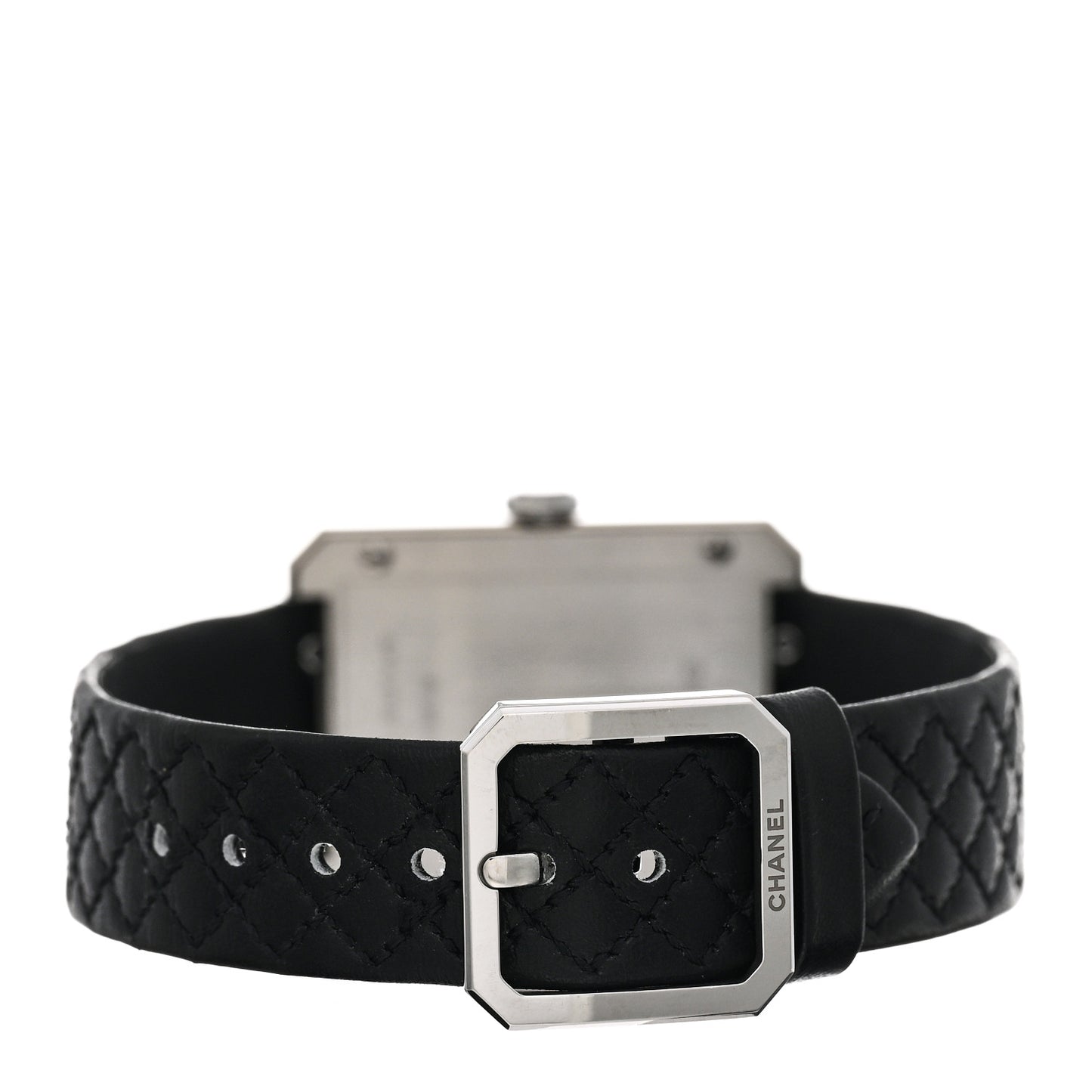 Stainless Steel Calfskin 26mm Boy-Friend Quilt Quartz Watch