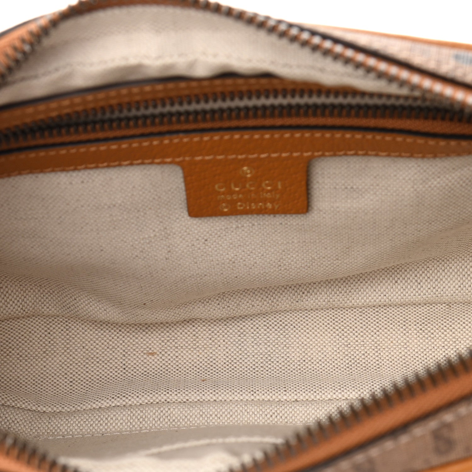 Gucci X DISNEY Mini Vintage GG Supreme Monogram Mickey Mouse Small Belt Bag Beige Vintage Sun Oil 5 of 10