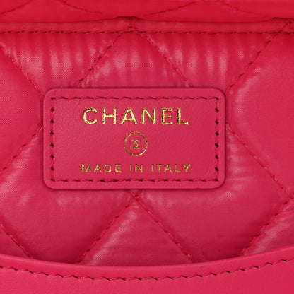 Chanel Caviar Quilted Large Vanity Pouch Pink 7 of 10