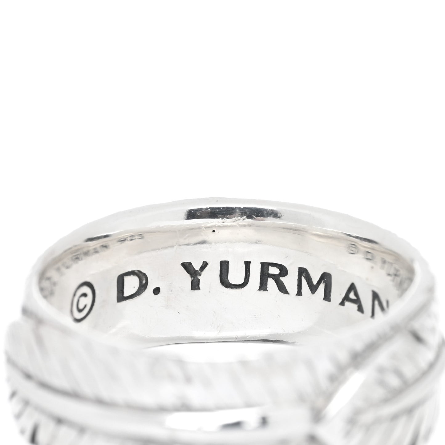 Sterling Silver Feather Ring 61 9.5